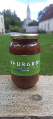 Confiture rhubarbe bio